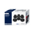 United Pacific 10308 Axle Hub Cover Kit Chrome Pointed Axle Cover Combo Kit With 33mm Spike Thread-On Nut Covers