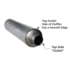 10333 by UNITED PACIFIC - 5" x 51" Exhaust Muffler