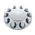 United Pacific 10257 Axle Hub Cover Dome Front Axle Cover With 33mm Standard Thread-On Nut Covers, Chrome