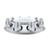 United Pacific 10257 Axle Hub Cover Dome Front Axle Cover With 33mm Standard Thread-On Nut Covers, Chrome