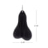United Pacific 78028 Key Chain 4-1/4" Stress Ballz Novelty Keychain, Black