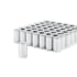 United Pacific 10568CB Wheel Lug Nut Cover Set 33mm x 3-1/2" Chrome Plastic Cylinder Nut Covers, Push-On (60-Pack)