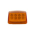 39527 by UNITED PACIFIC - 17 LED Reflector Square Cab Light, Amber LED/Amber Lens