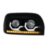 United Pacific 31206 Headlight Assembly Passenger Side Blackout Headlight w/ LED Turn Signal and Light Bar
