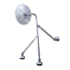 United Pacific 60036 Fender Mirror Tripod Mirror - 8.5", Round, Convex, Polished Stainless Steel Housing, for Heavy-Duty