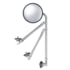 United Pacific 60036 Fender Mirror Tripod Mirror - 8.5", Round, Convex, Polished Stainless Steel Housing, for Heavy-Duty