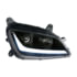 35815 by UNITED PACIFIC - Passenger Side Black Projection Headlight w/ LED Position and Turn Signal Light