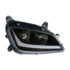 35815 by UNITED PACIFIC - Passenger Side Black Projection Headlight w/ LED Position and Turn Signal Light