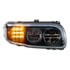 United Pacific 35797 Headlight Assembly Passenger Side Blackout LED Headlight with LED Turn and Position Light Bar