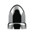 10049 by UNITED PACIFIC - 33mm x 2-3/4" Chrome Plastic Bullet Nut Covers With Flange, Push-On (Box of 20 )