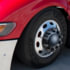 United Pacific 10354 Axle Hub Cover Kit Axle Cover Combo Kit - Dome, Matte Black Finish, ABS Plastic, for Heavy-Duty