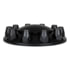 United Pacific 10354 Axle Hub Cover Kit Axle Cover Combo Kit - Dome, Matte Black Finish, ABS Plastic, for Heavy-Duty