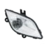 United Pacific 32901 Fog Light Chrome Single LED Fog Light for 2018-2024 Freightliner Cascadia, Passenger, Competition Series