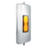 United Pacific 86501B Door Mirror Exterior Side View Mirror - 7" x 16", Rectangular, "West Coast" Style, 430 Stainless Steel