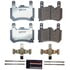 Z26-2503 by POWERSTOP BRAKES - Z26 STREET PAD W/HDW