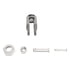 Gunite AS3016 Air Brake Slack Adjuster Clevis ASA Clevis Kit - Collar Lock - Straight - 5/8-18 Thd. - 1/2" Pin (Gunite)