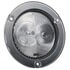 Grote 60631 Auxiliary Light LICENSE LAMP, 4", LED HOOK UP LAMP W/FLANGE, MALE PIN, 12 VOLT Lens Color CLR