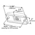 Grote 54003 Side Marker Light AUX TRN,YEL,DUAL FNCTN,SPRNV LED,TBKII