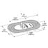 54203 by GROTE - SuperNova Oval LED Side Turn Marker Light - Integrated Flange Mount, Male Pin