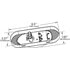 54193 by GROTE - SuperNova® Oval LED Side Turn Marker Light - Grommet Mount, Hard Shell