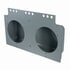 Grote 51090 Tail Light Tail Light - Mounting Modules For 4" Round Lights, Gray