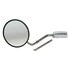 Grote 12153 Exterior Security Mirror Hood-Mounted Mirror, Stainless Steel