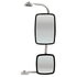 Grote 28453 Door Mirror Split Mirror, Stainless Steel