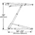 22013 by GROTE - Door Mirror Bracket - West Coast Bracket Assembly, Stainless Steel