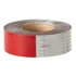 Grote 40650 Reflector Assembly 2 in. x 150 ft. Roll Conspicuity Tape, Red/Silver, DOT-C2 Standard, Easy Installation