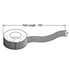 Grote 40650 Reflector Assembly 2 in. x 150 ft. Roll Conspicuity Tape, Red/Silver, DOT-C2 Standard, Easy Installation
