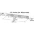 Grote 41121 Reflector Assembly Reflective Strips, 12" Strips, Silver