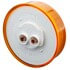 45813 by GROTE - CLR/MKR LAMP, 2.5" DIAMETER, YELLOW, SEALED W/OPTIC LENS Lens Color YEL