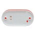 Grote 46712 Side Marker Light Single-Bulb Oval Clearance Marker Lights, Built-in Reflector