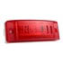 Grote 47162 Side Marker Light CLR/MKR LAMP,RED,SNOVALED TRTLBK II,PC