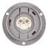 Grote 47372 Side Marker Light CLR/MKR,2.5" REDW/GRAY FLNG,SNOVALED,PC