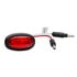 Grote 47972 Side Marker Light MicroNova LED Clearance Marker Light - Red, with Grommet