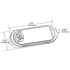 52072 by GROTE - SuperNova Oval LED Stop Tail Turn Lights, Grommet Mount, 24V
