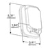 Grote 52202 Tail Light Rectangular Stop / Tail / Turn Light - Double Contact