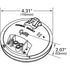 52922 by GROTE - Brake / Tail / Turn Signal Light - 4 Inch, Round, Economy, Red