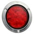 Grote 53302 Tail Light STT,4",RED,W/SS FLANGE,SNOVA LED