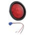 53462 by GROTE - SuperNova(R) 4" 10-Diode Pattern LED Stop Tail Turn Lights, STT, Male Pin, Red Kit (53252 + 91740 + 67002)