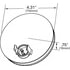 Grote 62401 Back Up Light Assembly SuperNova® 4" Single-System LED Backup Light - Male Pin