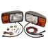 Grote 634514 Headlight Set SNOWPLOW LAMP, KIT W/UNIVERSAL WIRING HARNESS, PAIR PACK Lens Color CLR/YEL