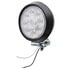 Grote 63561 Vehicle-Mounted Work Light 4" Round Utility Lights, Hardwire, Spot with Rubber Housing, Black
