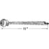 67002 by GROTE - Stop / Tail / Turn Three-Wire Plug-In Pigtails for Male Pin Lamps, 11″ Long, Chassis Ground, Blunt Cut Wire