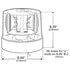 76223 by GROTE - Beacon Light - Two Sealed-Beam, Amber, Tall Dome, 12 Volt