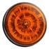 77353 by GROTE - Strobe Light - 4 Inch LED, Amber, Round, 12 Volt