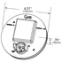 77353 by GROTE - Strobe Light - 4 Inch LED, Amber, Round, 12 Volt