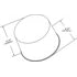 90373 by GROTE - Beacon Replacement Lenses, Two Sealed-Beam Beacon Lens, Amber