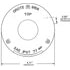 Grote 91582 Turn Signal Light Lens RED LENS-53000